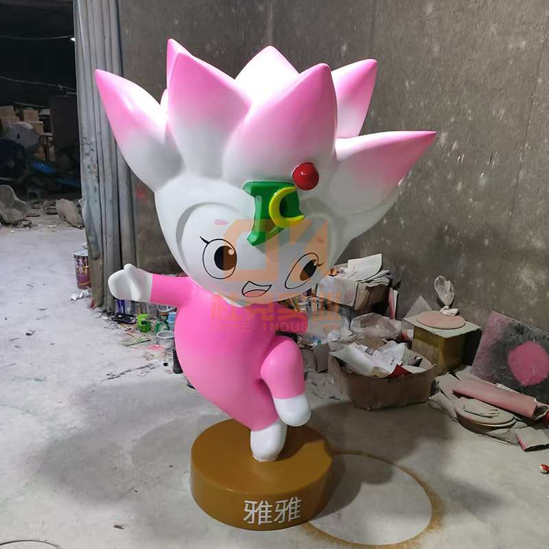 玻璃鋼卡通雕塑學校兒童藝術造型擺件