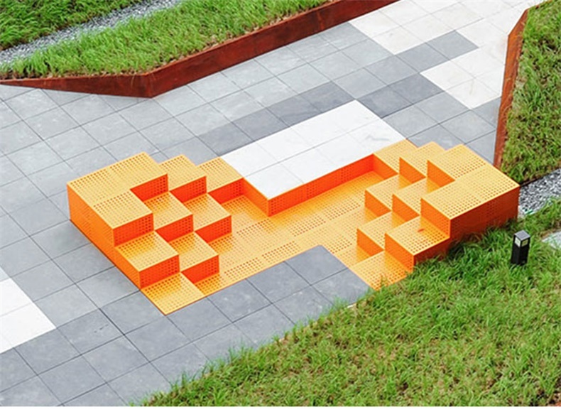 方形廣場(chǎng)不銹鋼坐凳 方形廣場(chǎng)不銹鋼坐凳