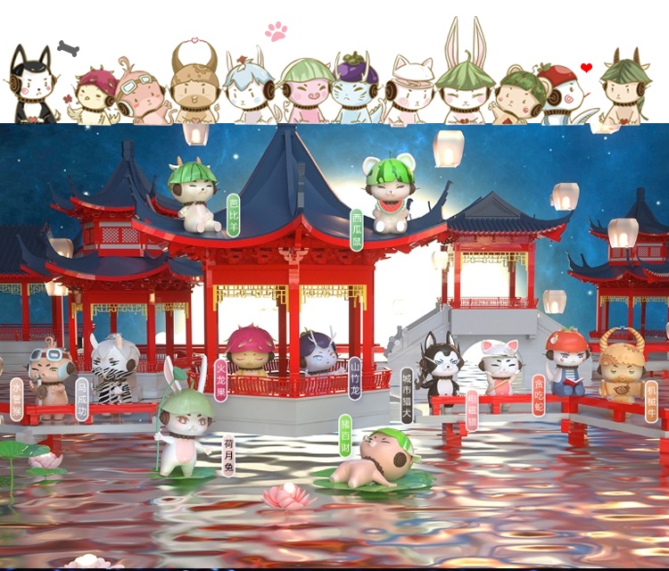 玻璃鋼原創(chuàng)IP卡通形象雕塑