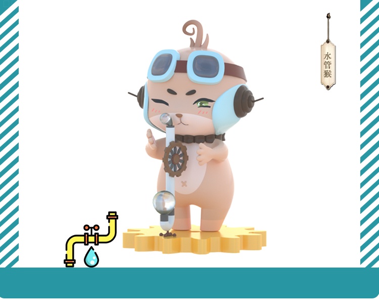 玻璃鋼原創(chuàng)IP卡通形象雕塑