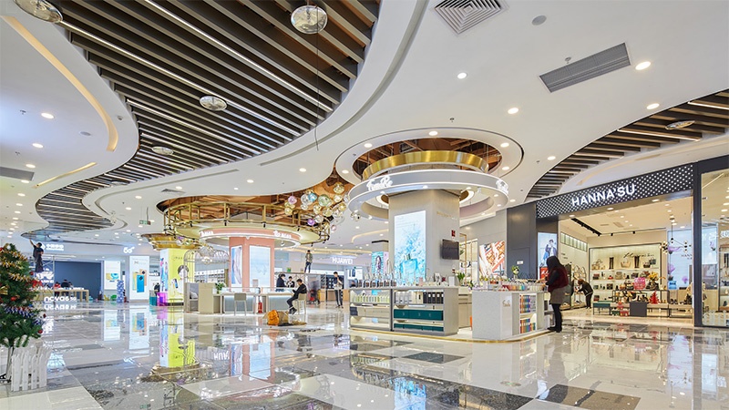 臺州萬達廣場商業(yè)美陳改造