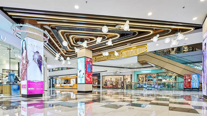 臺州萬達廣場商業(yè)美陳改造