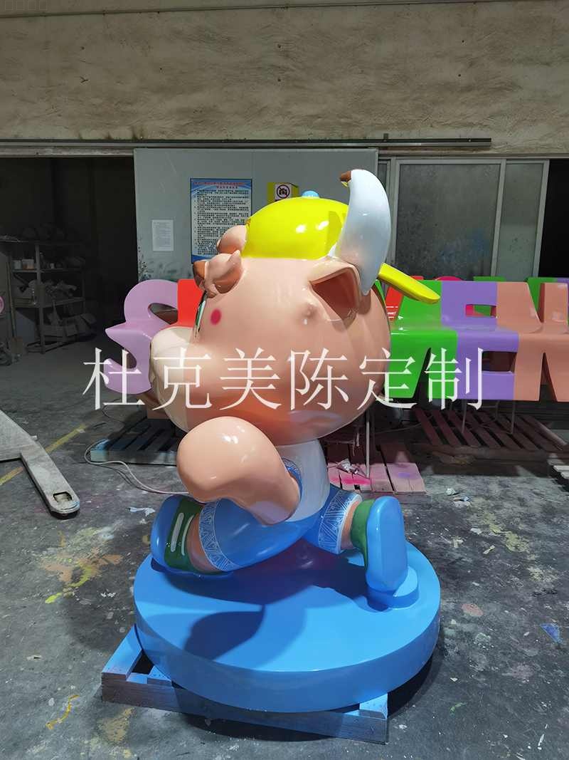 玻璃鋼卡通牛雕塑創(chuàng)意動(dòng)物景觀擺件 玻璃鋼卡通牛雕塑創(chuàng)意動(dòng)物景觀擺件