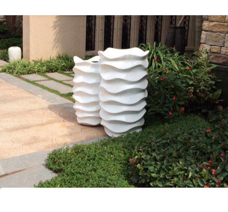 玻璃鋼商場創(chuàng)意落地花盆 玻璃鋼商場創(chuàng)意落地花盆