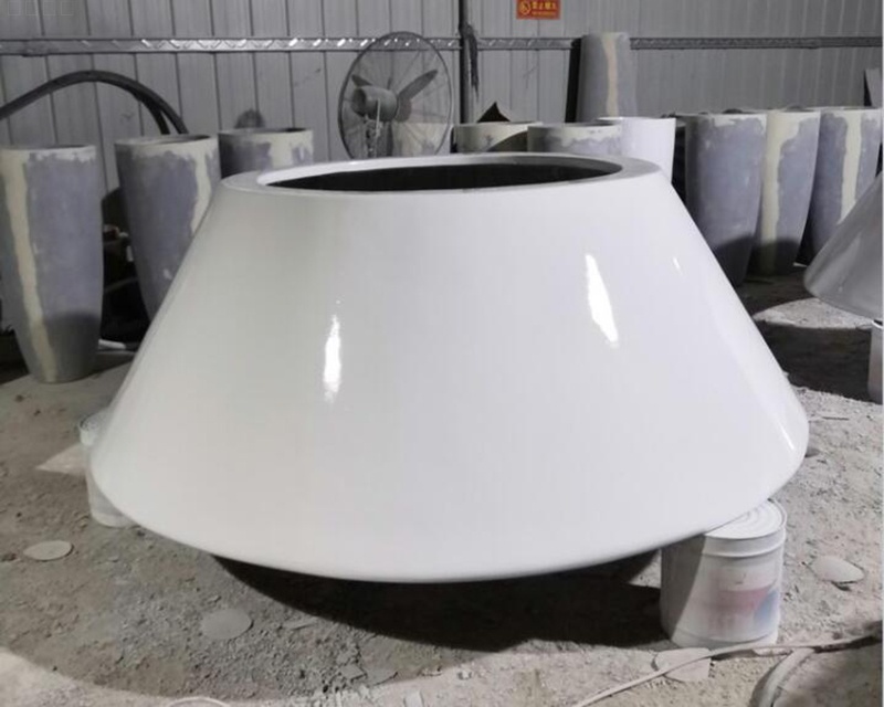 玻璃鋼圓形創(chuàng)意花壇靠背樹池