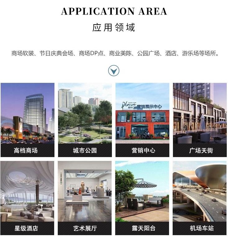 玻璃鋼方形花盆商業(yè)街市政景區(qū)園林花箱