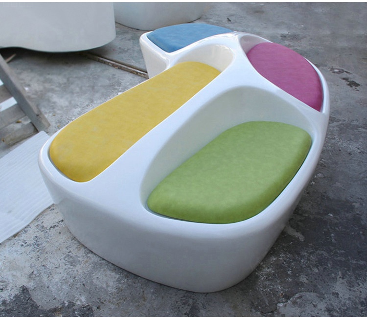 這樣的玻璃鋼休閑座椅，真的是美呆了!