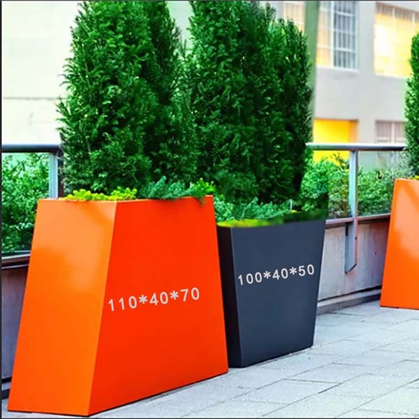 玻璃鋼異形花箱商業(yè)街市政景觀花箱