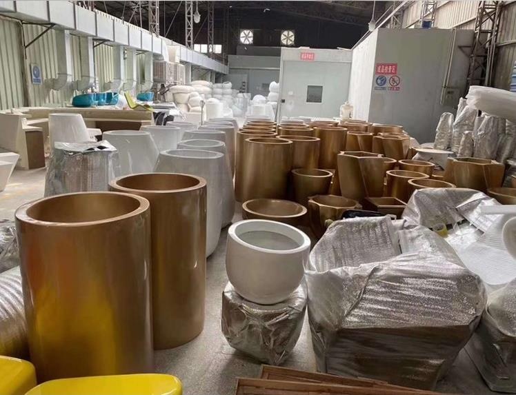 玻璃鋼方形花盆商業(yè)街市政景區(qū)園林花箱