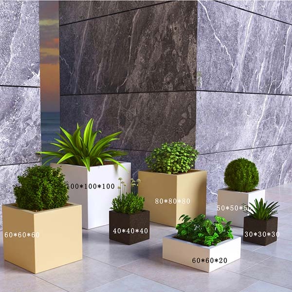 玻璃鋼異形花箱商業(yè)街市政景觀花箱