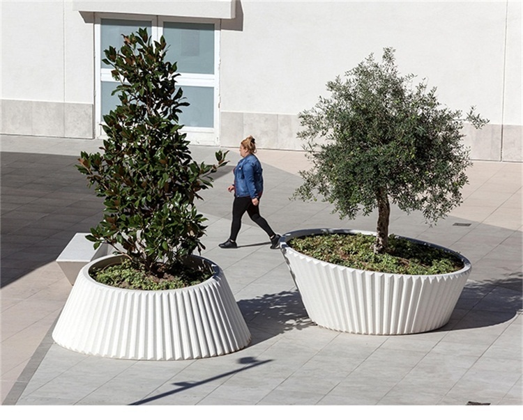 玻璃鋼景觀花盆藝術(shù)造型商業(yè)花箱 玻璃鋼景觀花盆藝術(shù)造型商業(yè)花箱