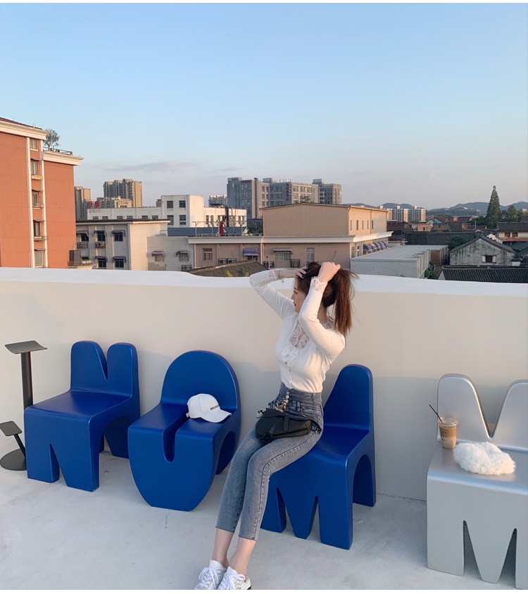 玻璃鋼字母座椅藝術造型坐凳 玻璃鋼字母座椅藝術造型坐凳