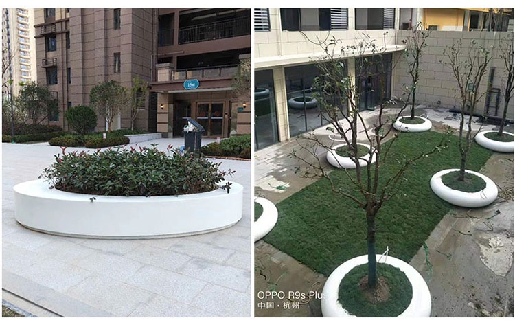 玻璃鋼異形樹(shù)池坐凳景觀戶(hù)外花壇