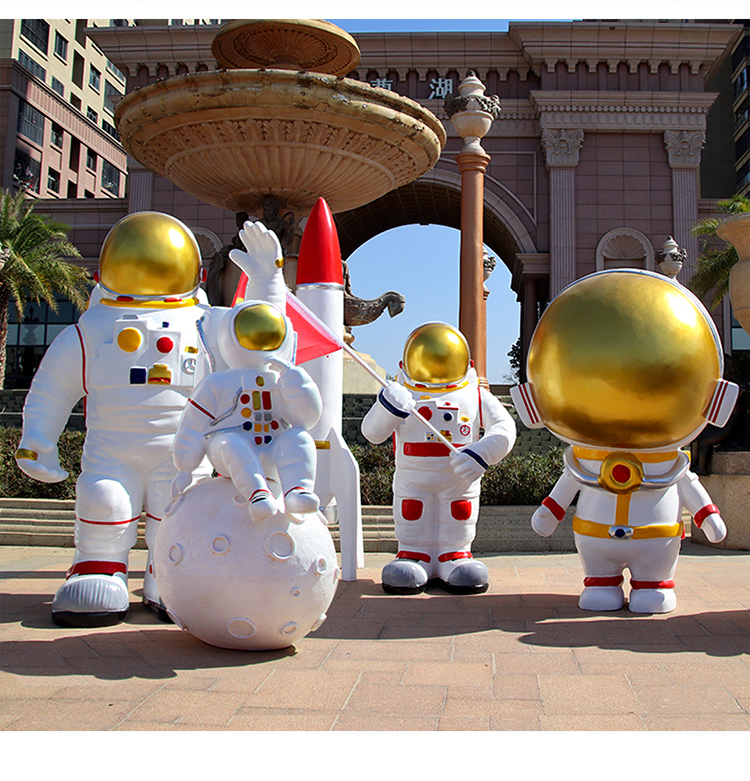 玻璃鋼宇航員雕塑網(wǎng)紅打卡太空人擺件 玻璃鋼宇航員雕塑網(wǎng)紅打卡太空人擺件
