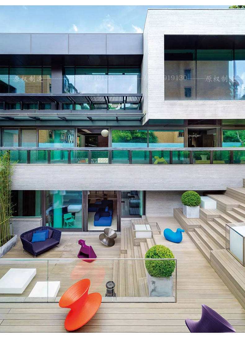 360度旋轉(zhuǎn)玻璃鋼不倒翁陀螺座椅