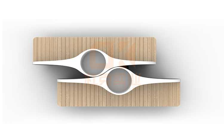 玻璃鋼木面花盆座椅異形景觀休閑坐凳 玻璃鋼木面花盆座椅異形景觀休閑坐凳