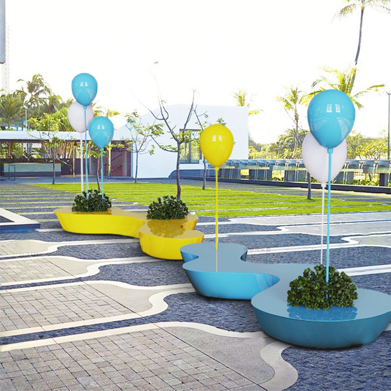 玻璃鋼異形座椅氣球景觀造型坐凳 玻璃鋼異形座椅氣球景觀造型坐凳