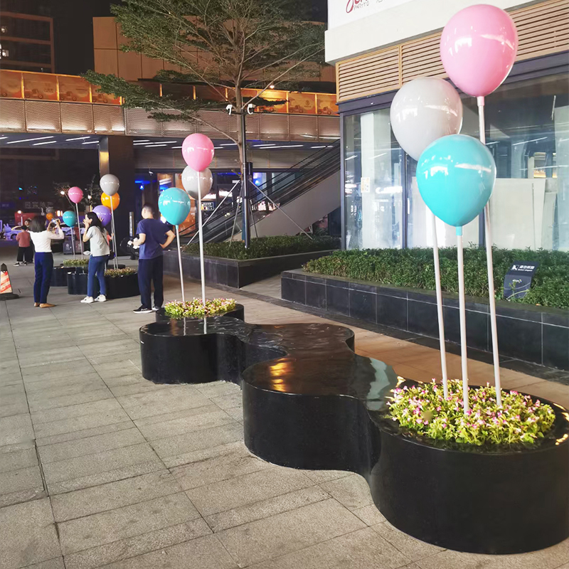 玻璃鋼異形座椅氣球景觀造型坐凳 玻璃鋼異形座椅氣球景觀造型坐凳