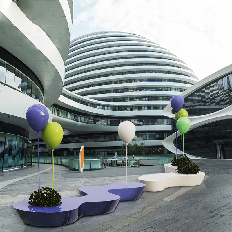 玻璃鋼異形座椅氣球景觀造型坐凳 玻璃鋼異形座椅氣球景觀造型坐凳