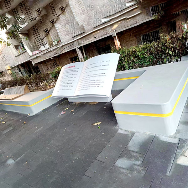 GRC混凝土樹(shù)池坐凳UHPC水磨石座椅 GRC混凝土樹(shù)池坐凳UHPC水磨石座椅