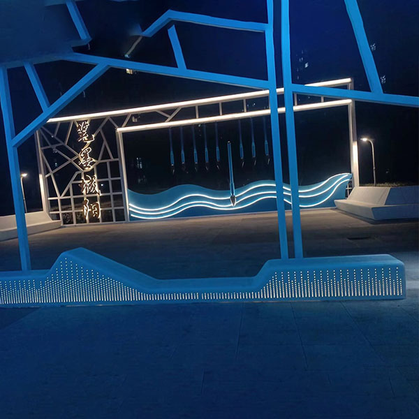 GRC透光混凝土異形坐凳景觀戶外座椅