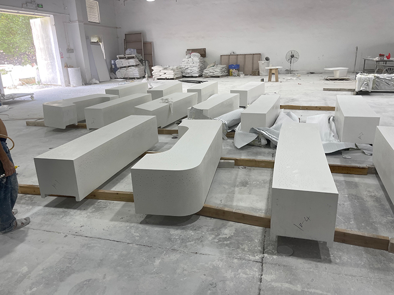 GRC混凝土UHPC長條坐凳