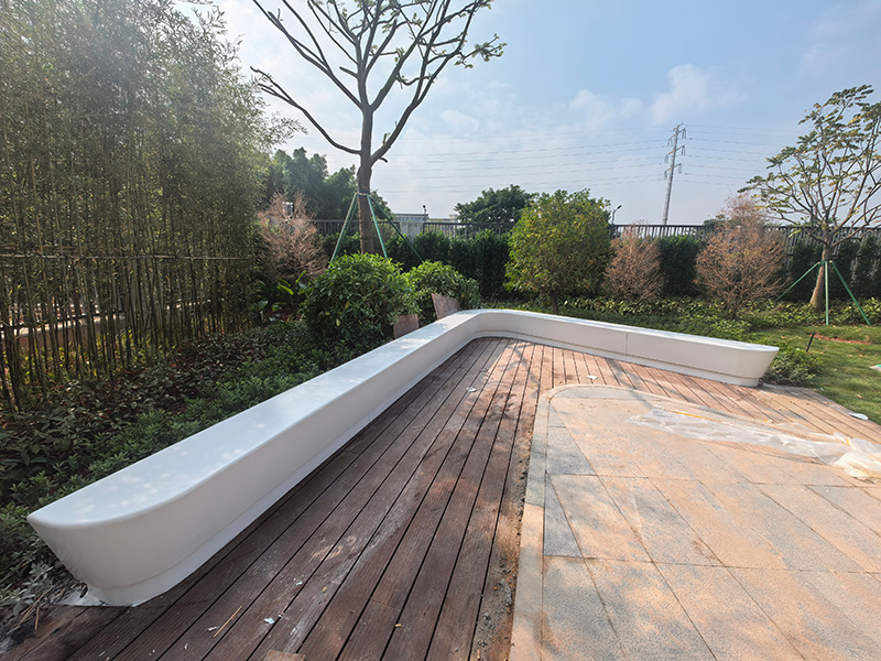 GRC混凝土長條坐凳戶外景觀座椅 GRC混凝土長條坐凳戶外景觀座椅