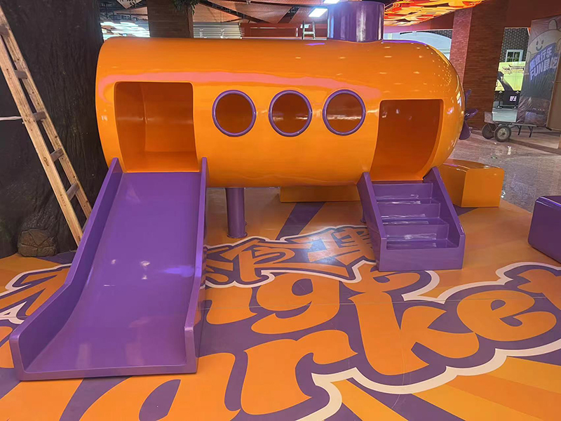 玻璃鋼滑梯雕塑造型幼兒園小區(qū)景觀擺件