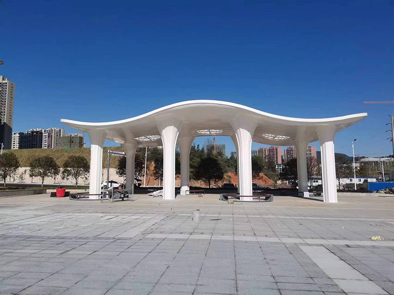 不銹鋼景觀金屬廊架戶(hù)外大型鏤空小品