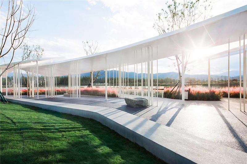 不銹鋼異形鏤空廊架戶外金屬景觀雕塑