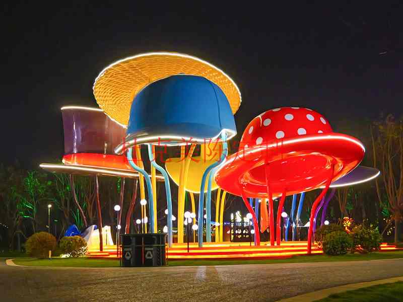 玻璃鋼帽子造型雕塑景區(qū)小鎮(zhèn)景觀小品擺件