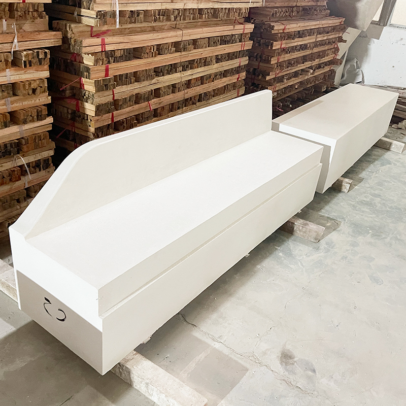 GRC混凝土靠背座椅UHPC異形坐凳