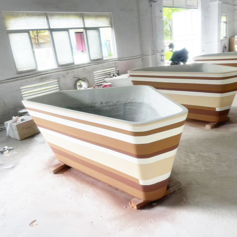 GRC混凝土花盆UHPC景觀異形花箱