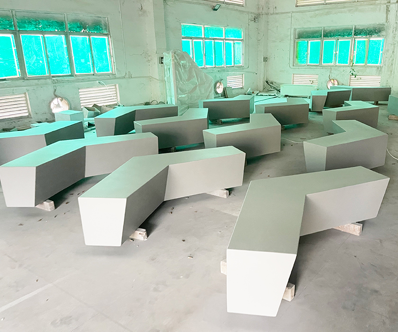 GRC混凝土異形座椅UHPC景觀創(chuàng)意坐凳