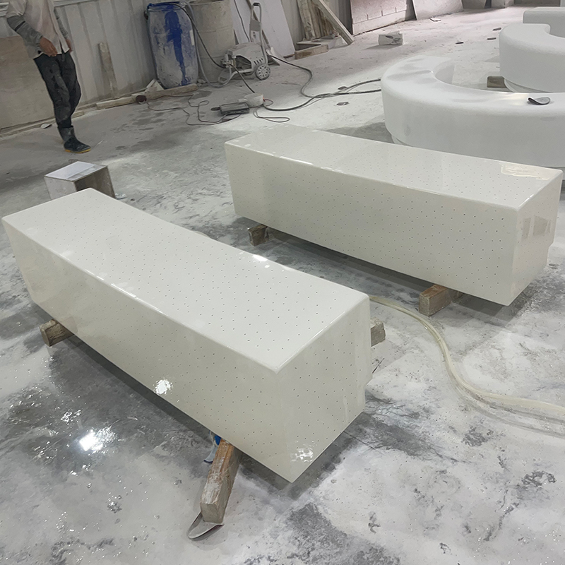 GRC長條坐凳UHPC混凝土戶外座椅