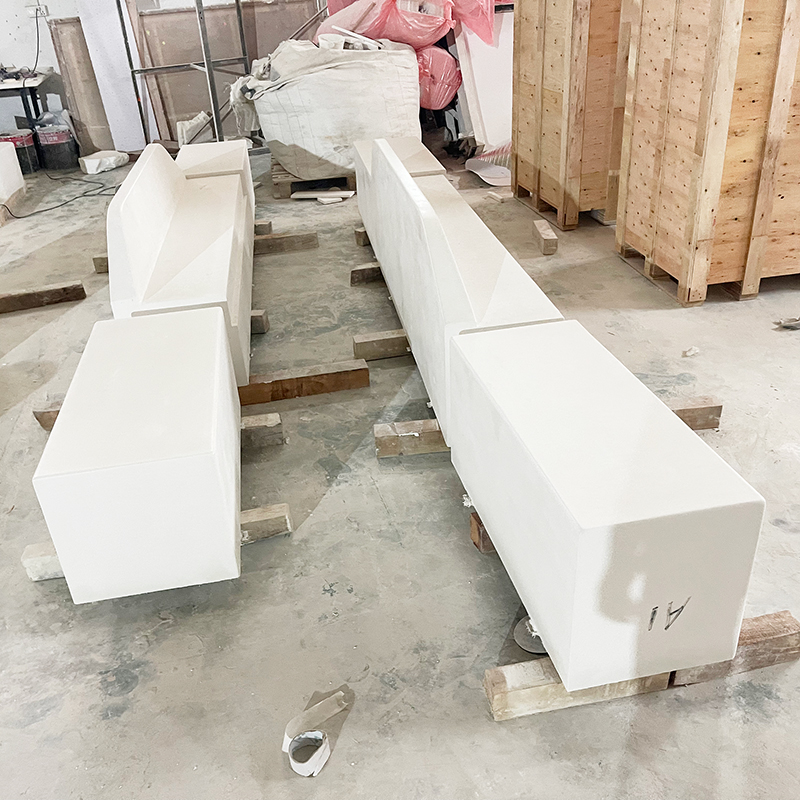 GRC混凝土靠背座椅UHPC異形坐凳