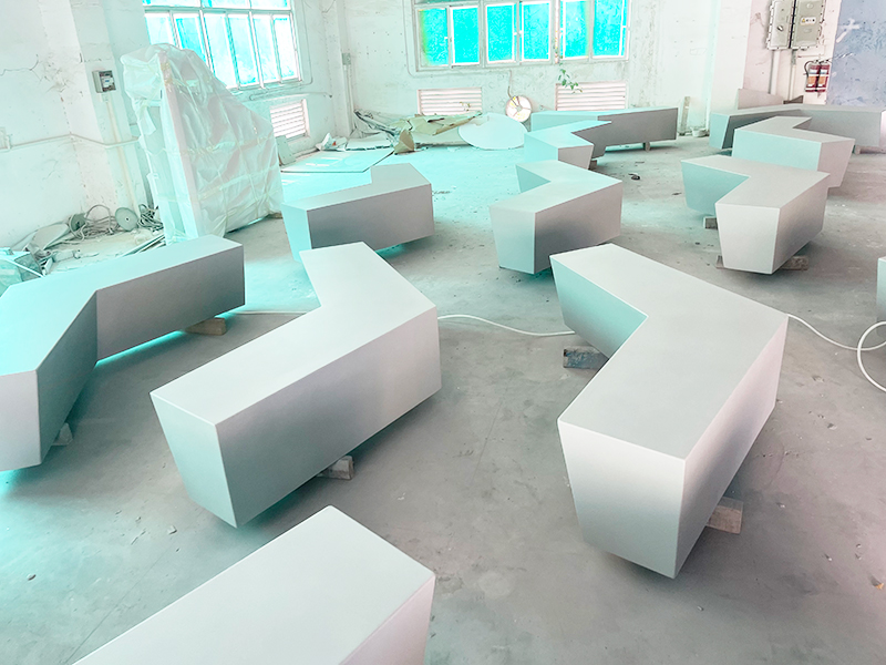 GRC混凝土異形座椅UHPC景觀創(chuàng)意坐凳